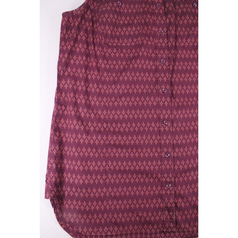 Duluth Trading Co Top Womens L Free Range Tunic Organic Cotton Sleeveless - Picture 3 of 14